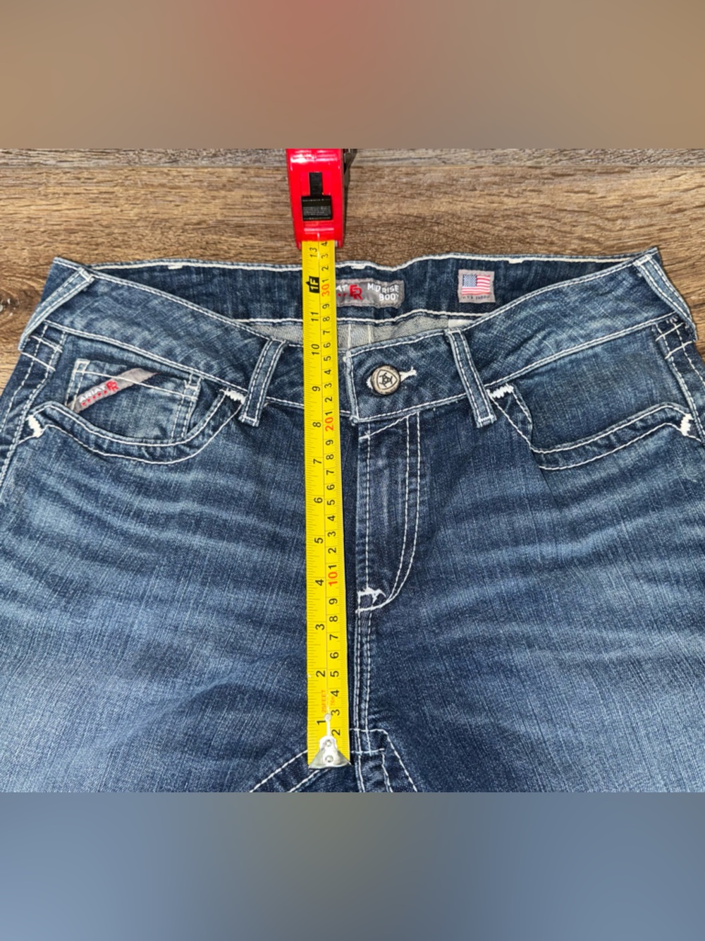 NWOT🔥ARIAT Women's Mid Rise Flame Resistant Boot Cut Jeans Size 31R - Picture 11 of 13